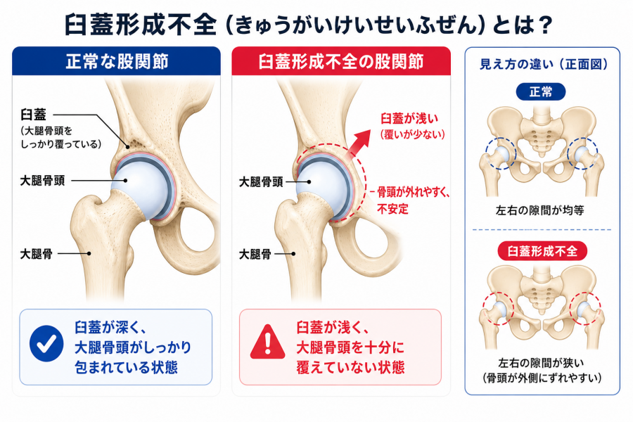 臼蓋形成不全